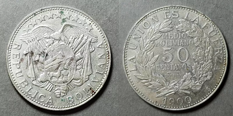Moneda de 50 centavos (República) 