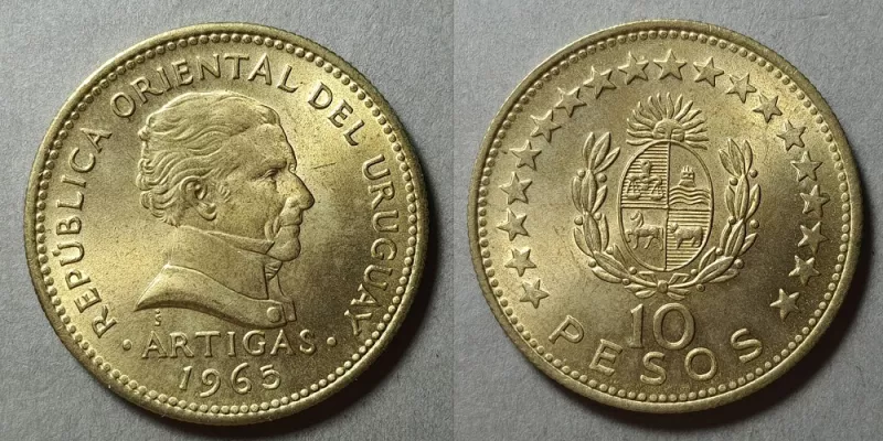 Moneda de 10 Pesos (República)