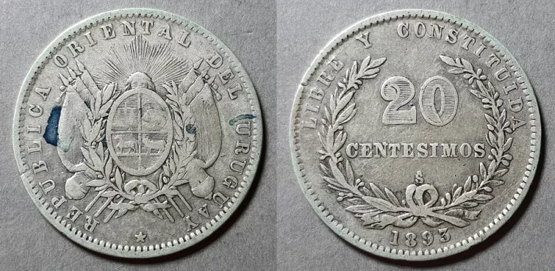 Moneda de 20 centésimos (República)