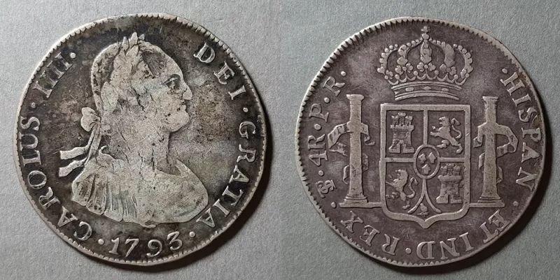 Moneda de 4 Reales (Carlos IV)