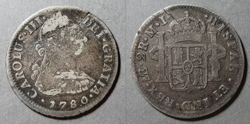 Moneda de 2 Reales (Carlos III)