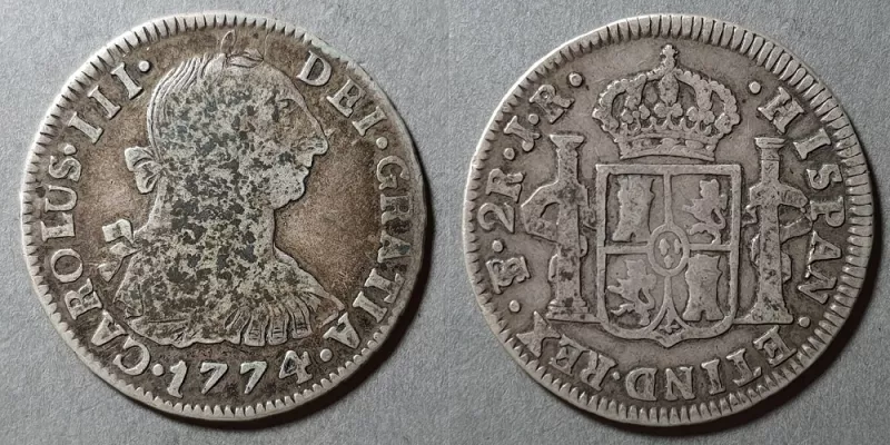 Moneda de 2 Reales (Carlos III)
