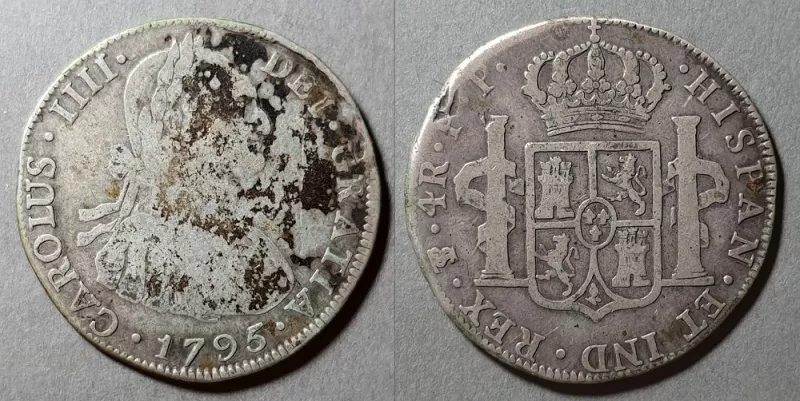 Moneda de 4 Reales (Carlos IV)