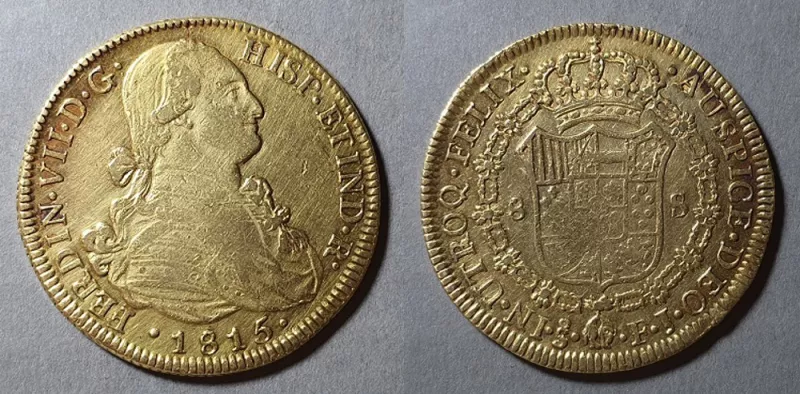 Moneda de 8 Escudos (Fernando VII)