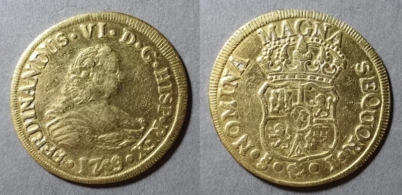 Moneda de 4 Escudos (Fernando VI)