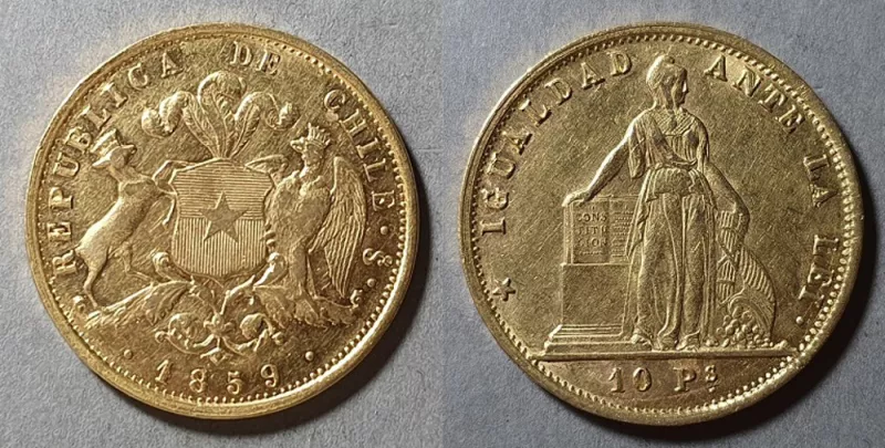 Moneda 10 Pesos (República)