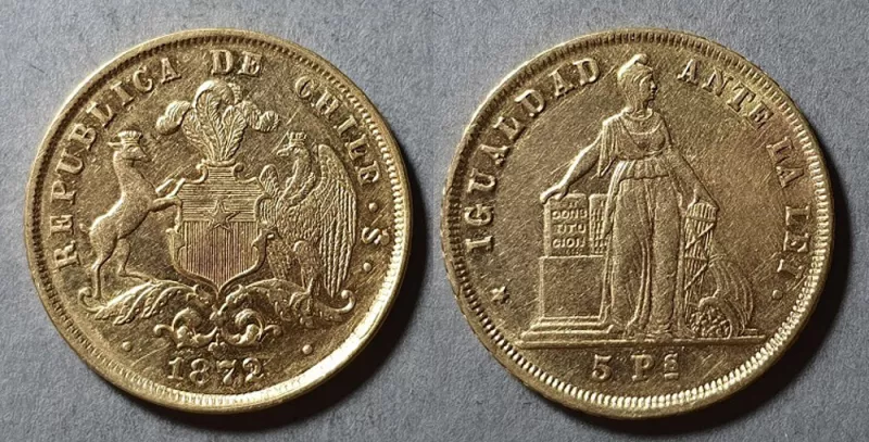 Moneda de 5 Pesos (República)