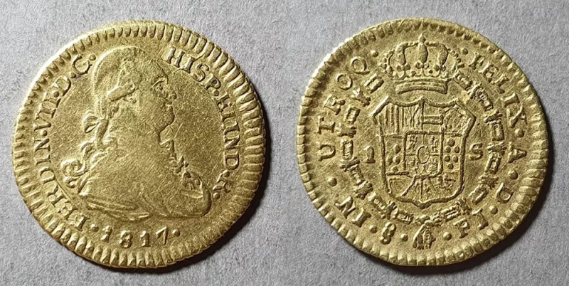 Moneda de 1 Escudo (Fernando VII)
