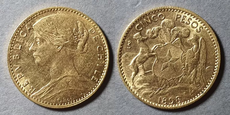 Moneda de 5 Pesos (República)