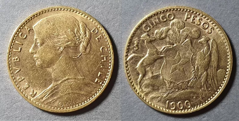 Moneda de 5 Pesos (República)