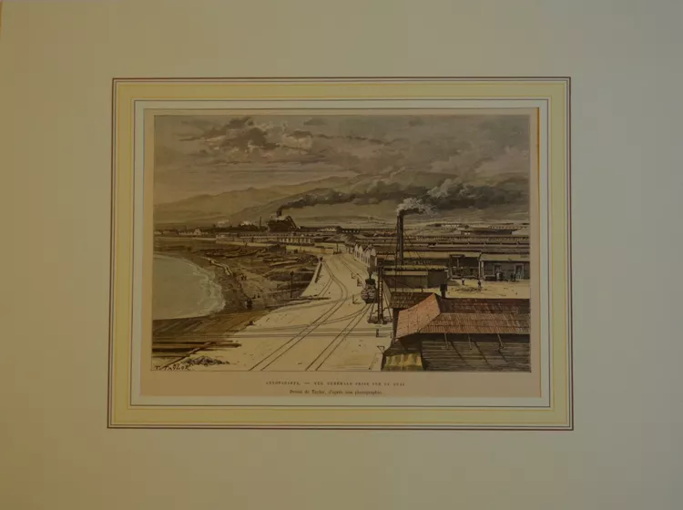 Antofagasta. Vue Générale Prise Sur Le Quai 