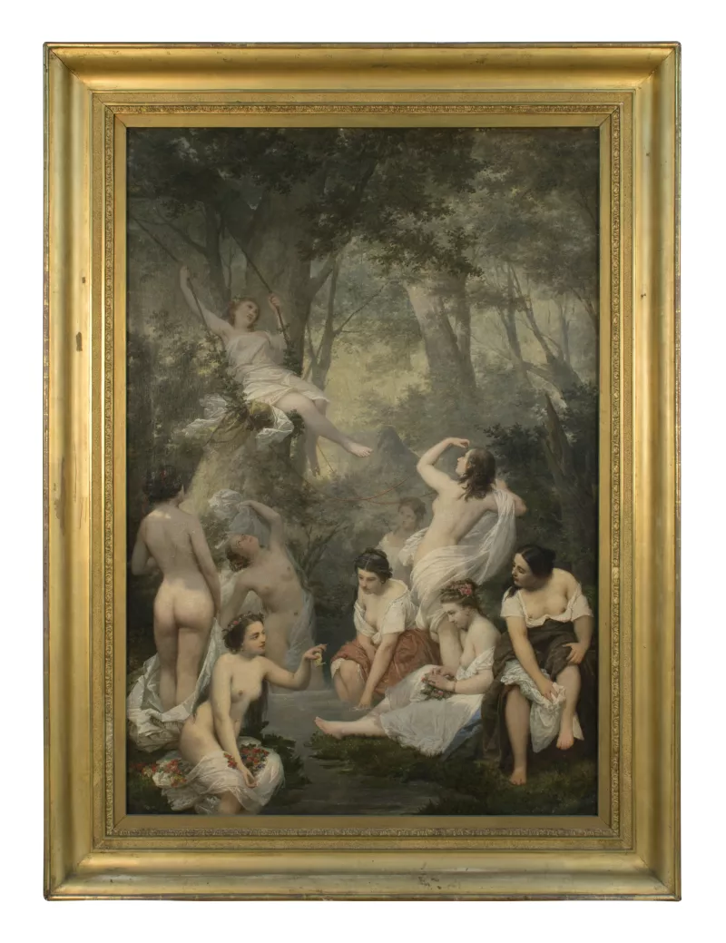 Ninfas en el baño