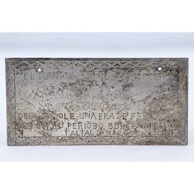 Placa conmemorativa