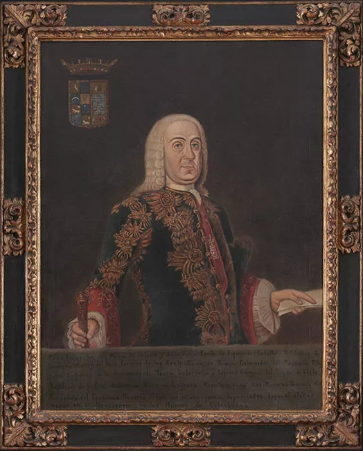 Retrato de José Antonio Manso de Velasco y Samaniego