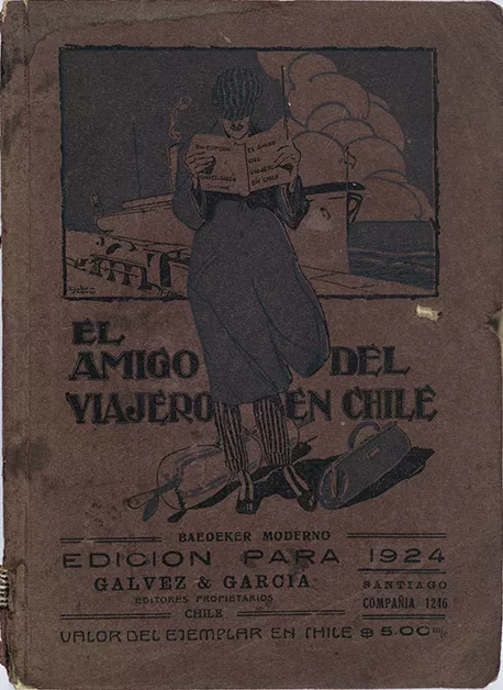 El amigo del viajero en Chile. Baedeker moderno. 