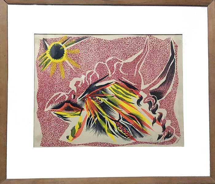 Gallo y sol
