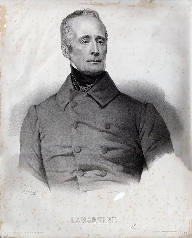 Retrato de Lamartine