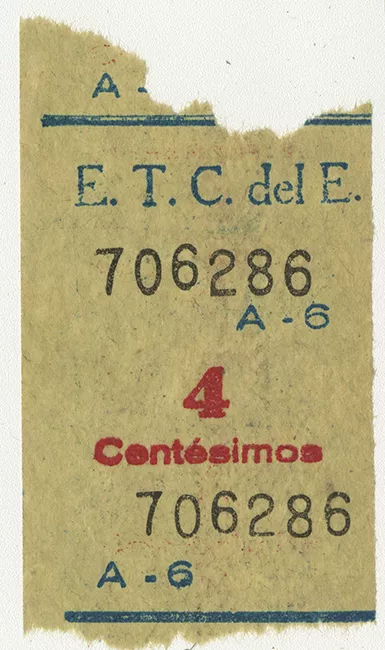 Boleto de Empresa de Transportes Colectivos del Estado
