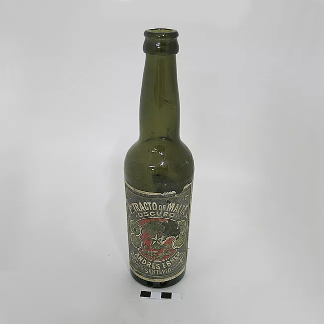 Botella de extracto de malta