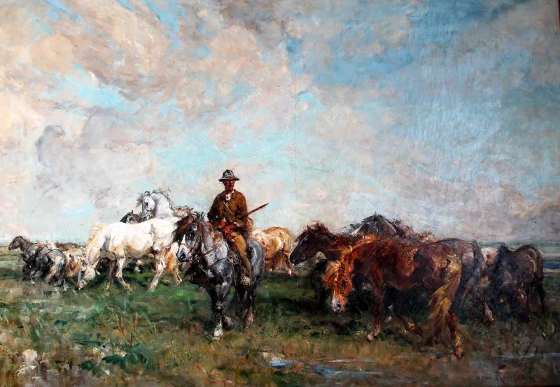 Caballos en la Camargue