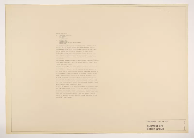 Comunicado junio 24, 1971