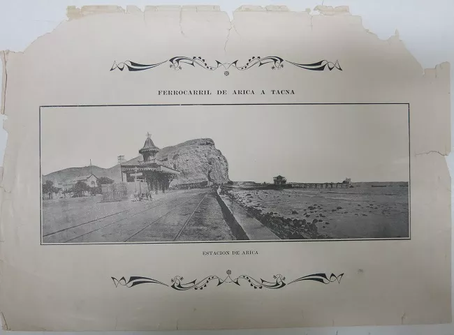 ESTACION DE ARICA,FFCC DE ARICA A TACNA