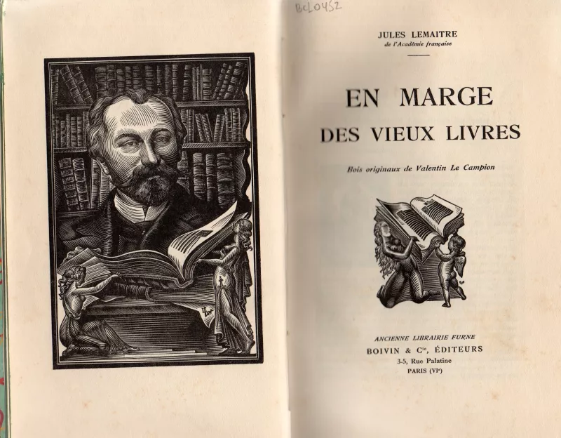 En Marge des Vieux Livres