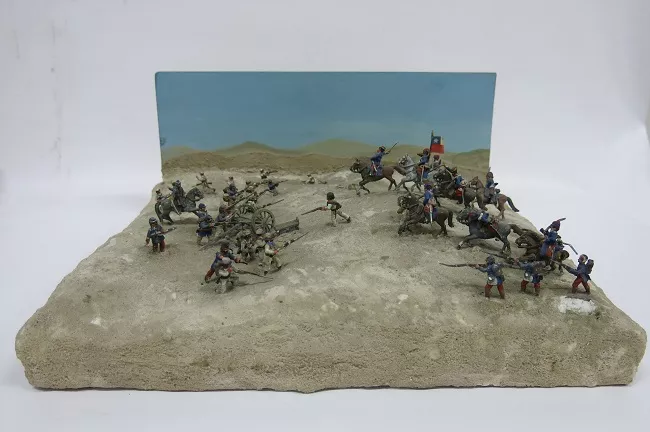 Maqueta de la Guerra del Pacífico