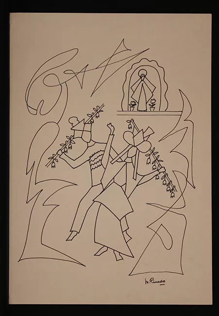 Danzantes y la Virgen