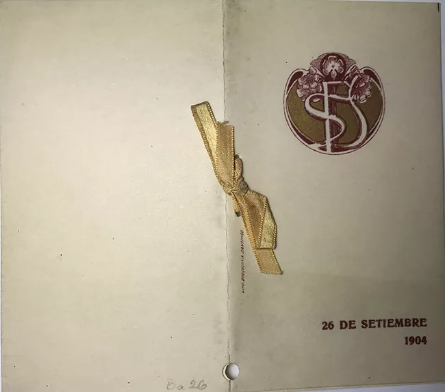 Tarjeta de Baile