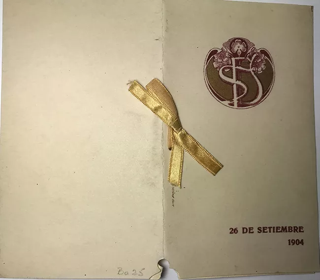 Tarjeta de Baile