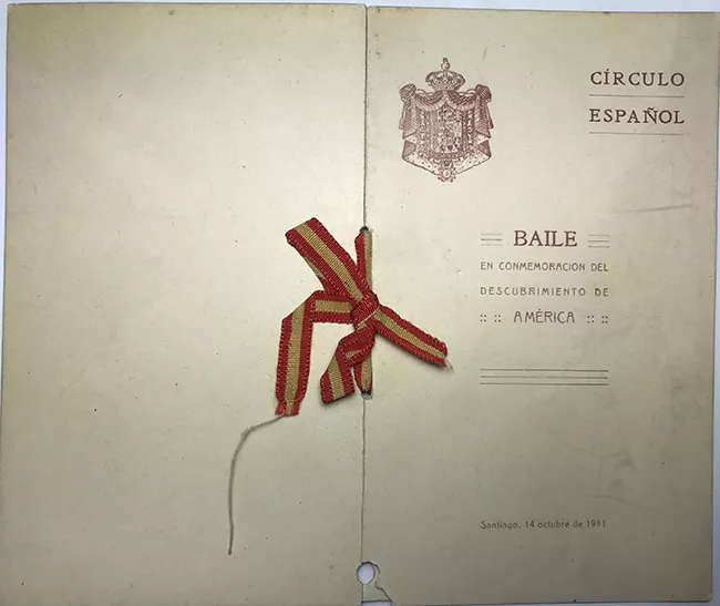 Tarjeta de Baile Circulo español