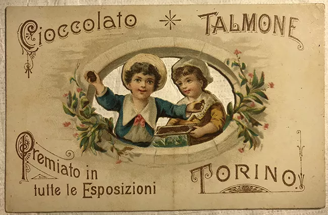 Publicidad de Cioccolato Talmone