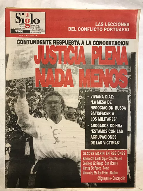 Diario El Siglo del 20 al 26 de agosto de 1999