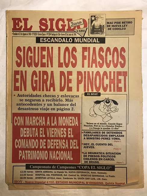 Diario El Siglo jueves 2 de junio de 1994