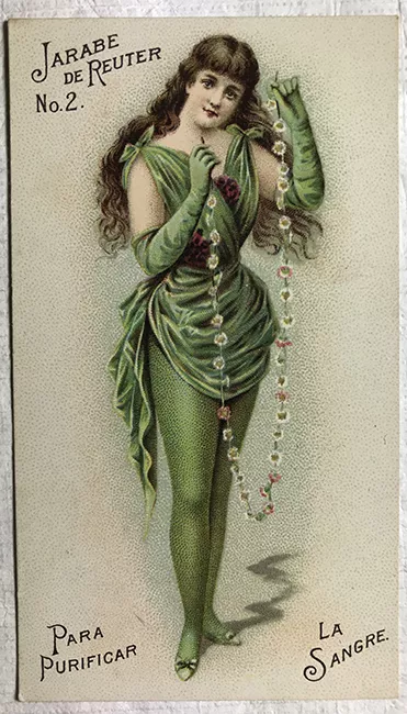 Publicidad de Jarabe de Reuter No.2 para purificar la sangre