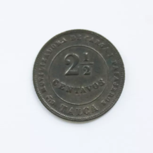 Ficha Compañía Movilizadora de Talca, 2 1/2 centavos