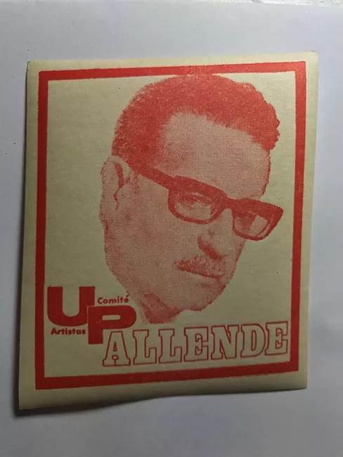 Pegatina de Salvador Allende