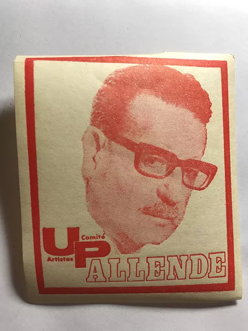 Pegatina de Salvador Allende