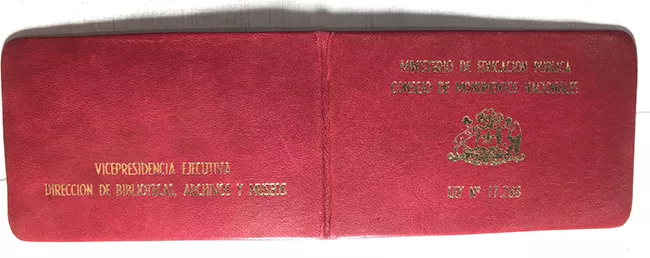  Carné de Vicepresidenta Ejecutiva Dirección de Bibliotecas, Archivos y Museos