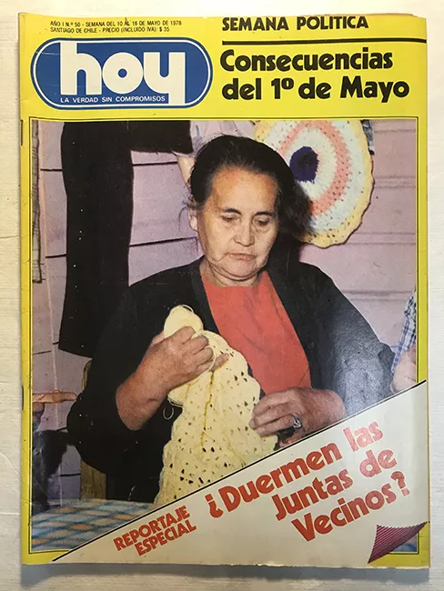 Revista HOY año I n°50. 10 mayo-16 mayo 1978. Semana Política Consecuencias del 1° de mayo    