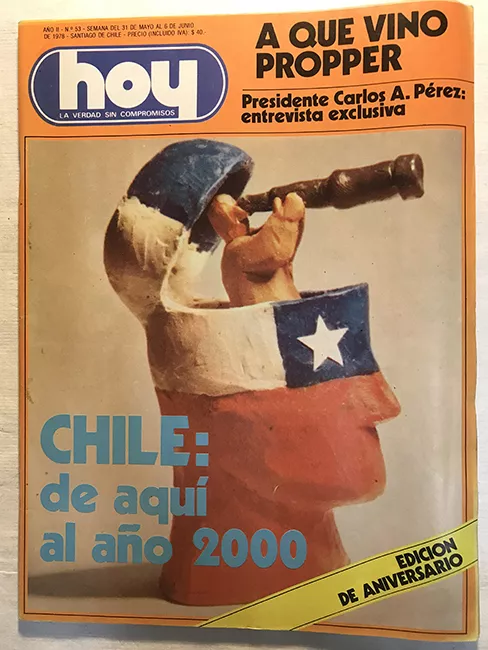 Revista HOY año II n°53. 31 mayo-6 junio 1978. A qué vino Propper