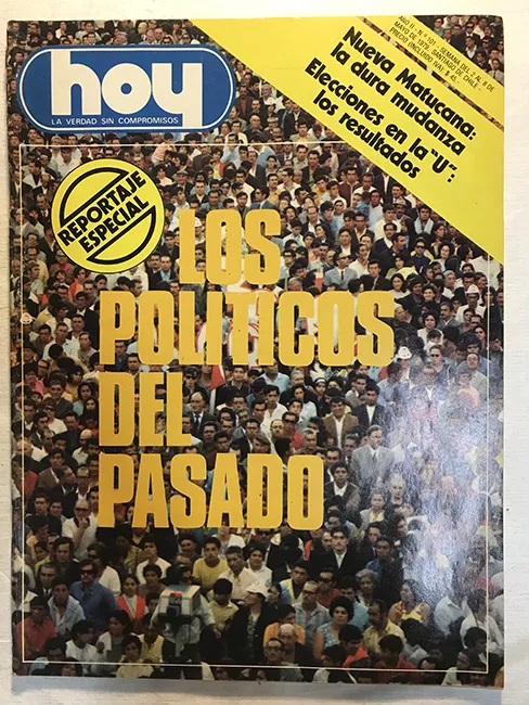 Revista HOY año II n°101. 2 mayo-8 mayo 1979. Los políticos del pasado
