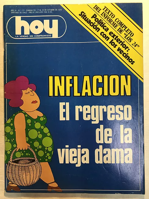 Revista HOY año III n°117. 17 octubre-23 octubre 1979. Inflación: El regreso de la vieja dama