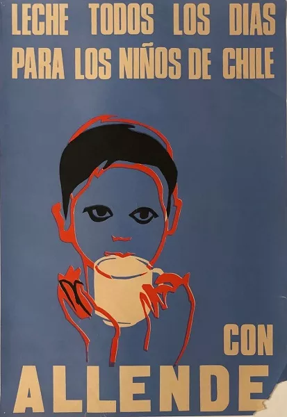 Leche todos los días para los niños de Chile con Allende
