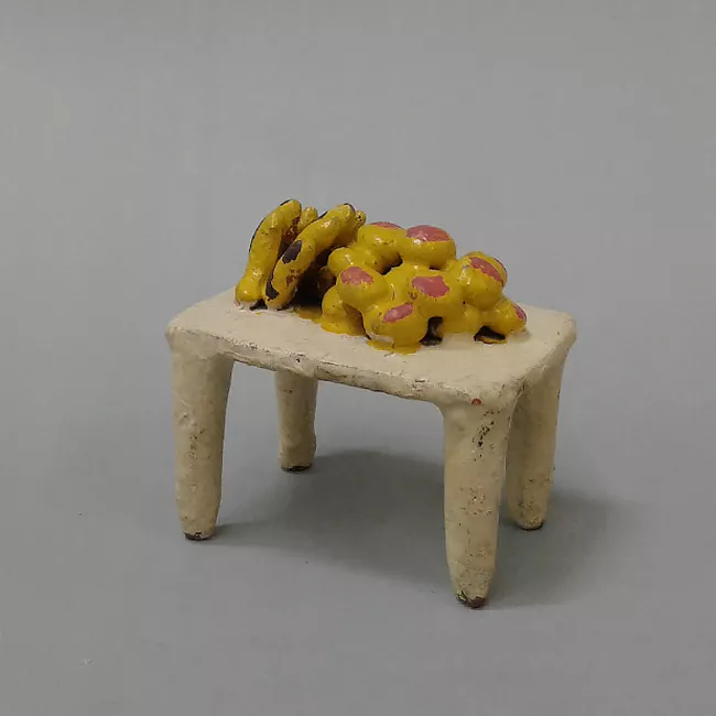 Mesa con frutas