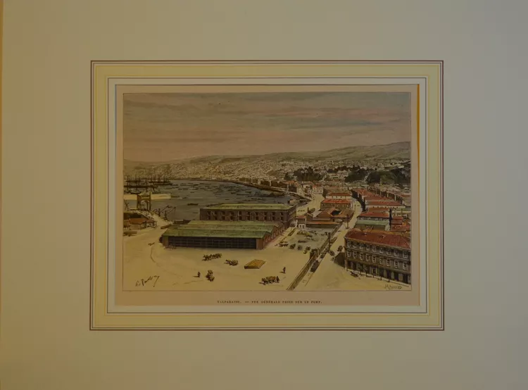 Valparaiso. Vue Générale Prise sur le Port