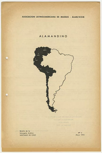 Boletín de la Subregión Andina n° 5 mayo 1975. ALAMANDINO
