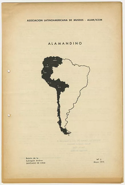 Boletín de la Subregión Andina n° 5 mayo 1975. ALAMANDINO