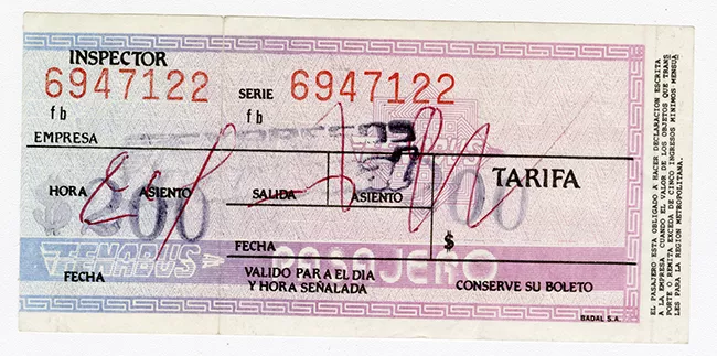 Pasaje Interurbano